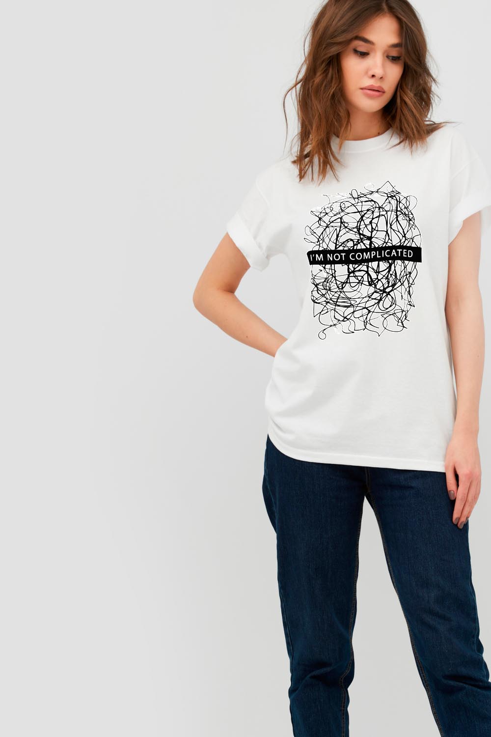 Футболка yappi Oversize, Футболка yappi Oversize M 
Футболка yappi Oversize, Футболка yappi Oversize M