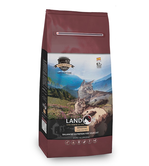 Сухой корм для котов с чувствительным пищеварением Ягнёнок с рисом Landor Sensetive Lamb & Rice 10 кг
Сухой корм для котов с чувствительным пищеварением Ягнёнок с рисом Landor Sensetive Lamb & Rice 10 кг