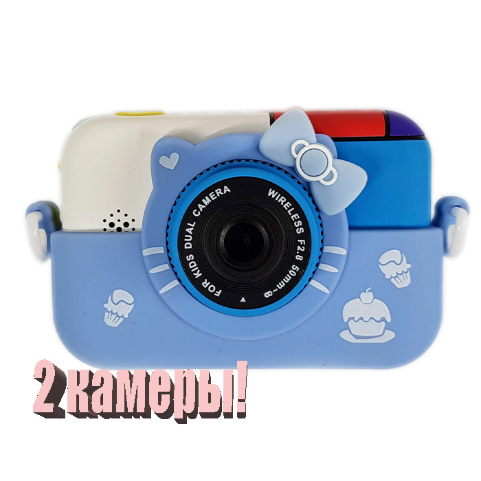 Детский цифровой фотоаппарат Hello Kitty Хелло Китти Голубой 2 камеры Original 40М
Детский цифровой фотоаппарат Hello Kitty Хелло Китти Голубой 2 камеры Original 40М