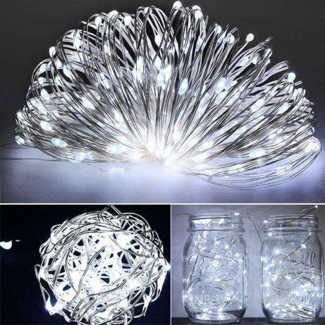 Гирлянда Капля Роса светодиодная Белый Свет 20 м 200 LED на батарейках 3АА Медный провод
Гирлянда Капля Роса светодиодная Белый Свет 20 м 200 LED на батарейках 3АА Медный провод