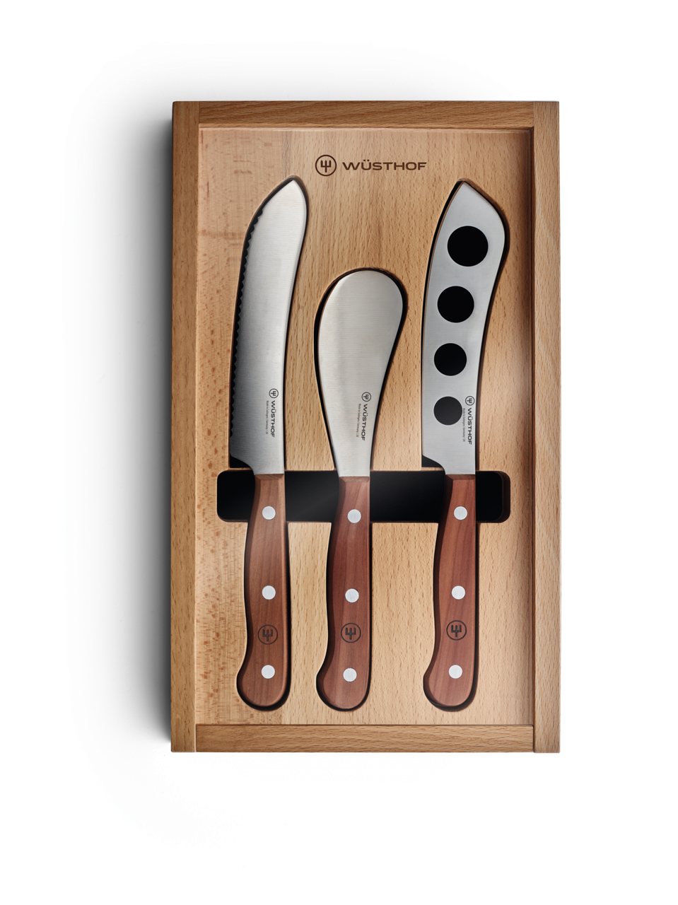 Набор ножей для закусок в деревянной коробке Wuesthof Charcuterie Set 3 предмета 1069560302
Набор ножей для закусок в деревянной коробке Wuesthof Charcuterie Set 3 предмета 1069560302