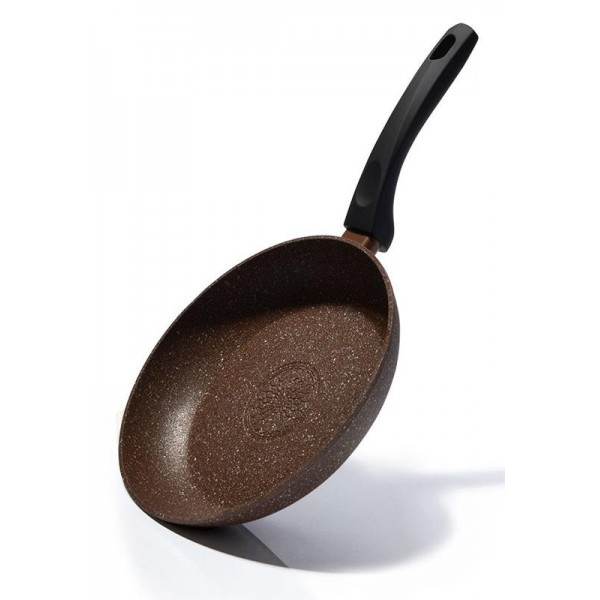 Сковорода Fissman Fuego Stone Chocolate Ø24см с антипригарным покрытием Platinum (каменная крошка) 
Сковорода Fissman Fuego Stone Chocolate Ø24см с антипригарным покрытием Platinum (каменная крошка)