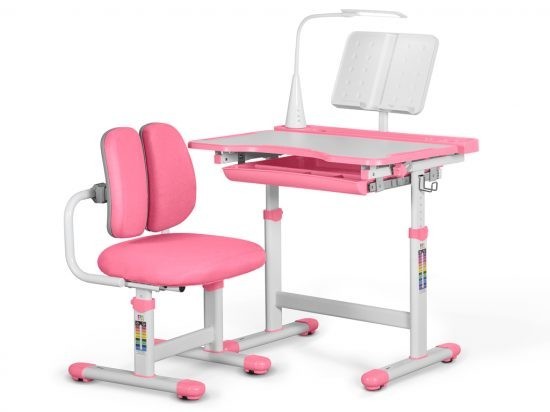 Комплект парта и стульчик Evo-kids BD-23 (стол+стул+полка+лампа) столешница белая / цвет пластика розовый BD-23 PN
Комплект парта и стульчик Evo-kids BD-23 (стол+стул+полка+лампа) столешница белая / цвет пластика розовый BD-23 PN