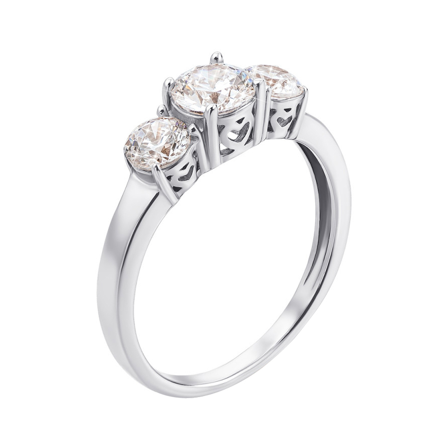 Золотое кольцо Рианна в белом цвете с фианитами S Zirconia 000127037 17 размера
Золотое кольцо Рианна в белом цвете с фианитами S Zirconia 000127037 17 размера