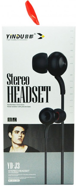 Наушники вставные YINDU YD-J3
Наушники вставные YINDU YD-J3