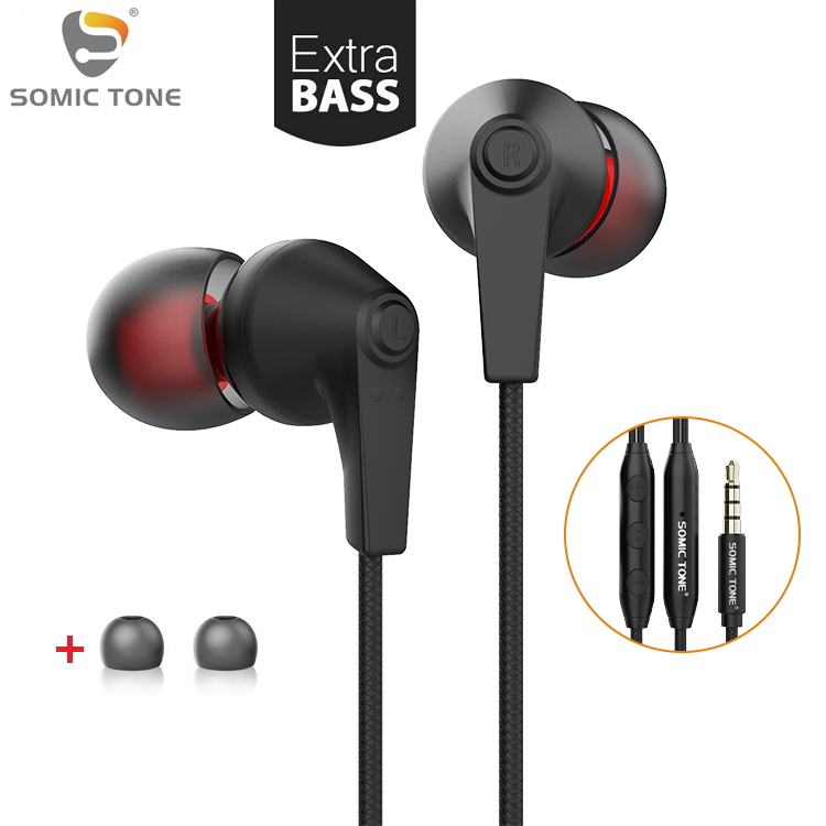 Вакуумные Проводные Наушники с Микрофоном (1.2м) 3.5mm jack Стерео Гарнитура Для Телефона Смартфона Ноутбука SomicTone S-609 Black
Вакуумные Проводные Наушники с Микрофоном (1.2м) 3.5mm jack Стерео Гарнитура Для Телефона Смартфона Ноутбука SomicTone S-609 Black