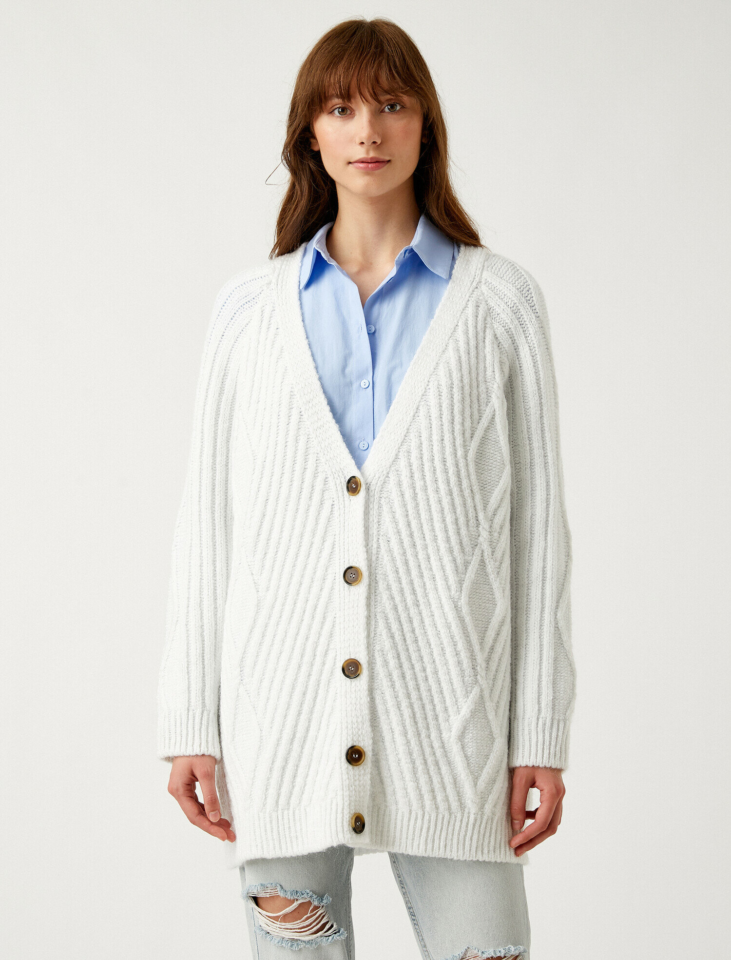 Кардиган Koton 2KAK93424OT-001 Off White, Кардиган Koton 2KAK93424OT-001 M Off White
Кардиган Koton 2KAK93424OT-001 Off White, Кардиган Koton 2KAK93424OT-001 M Off White