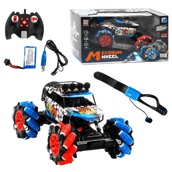 Джип внедорожник на радиоуправлении с браслетом и пультом багги полный привод (4519740)
Джип внедорожник на радиоуправлении с браслетом и пультом багги полный привод (4519740)