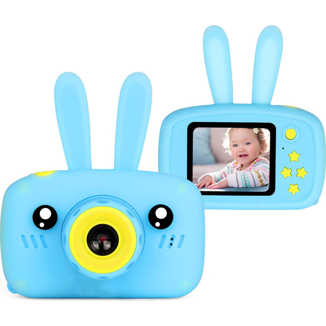 Детский цифровой фотоаппарат Kids Baby Photo Camera (фотокамера) 20 Мп Full HD Rabbit (Кролик Зайчик) Голубой
Детский цифровой фотоаппарат Kids Baby Photo Camera (фотокамера) 20 Мп Full HD Rabbit (Кролик Зайчик) Голубой