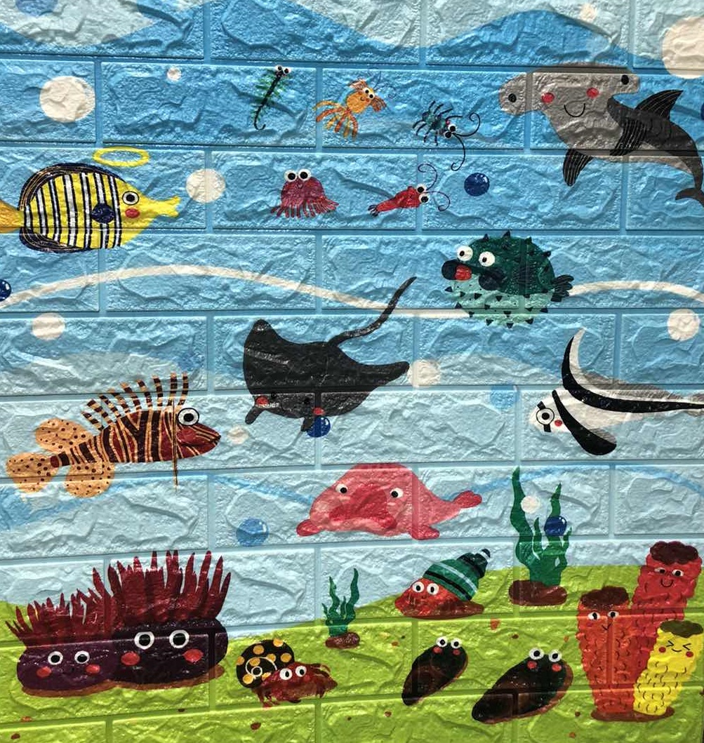 Самоклеящаяся Детская 3D панель обои Sticker Комплект 5шт. Wall 700x770x6мм. Шумоизоляционные Гипоалергенные Сертифицированные Подводный мир 10002
Самоклеящаяся Детская 3D панель обои Sticker Комплект 5шт. Wall 700x770x6мм. Шумоизоляционные Гипоалергенные Сертифицированные Подводный мир 10002