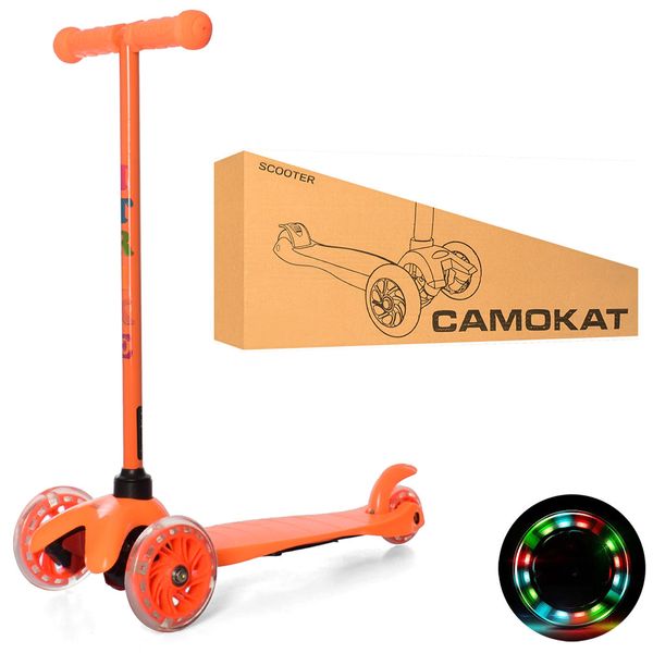 Самокат iTrike MINI BB 3-013-5-OR (3 колеса ПВХ, 2 передних 110мм, заднее 80 мм свет)
Самокат iTrike MINI BB 3-013-5-OR (3 колеса ПВХ, 2 передних 110мм, заднее 80 мм свет)