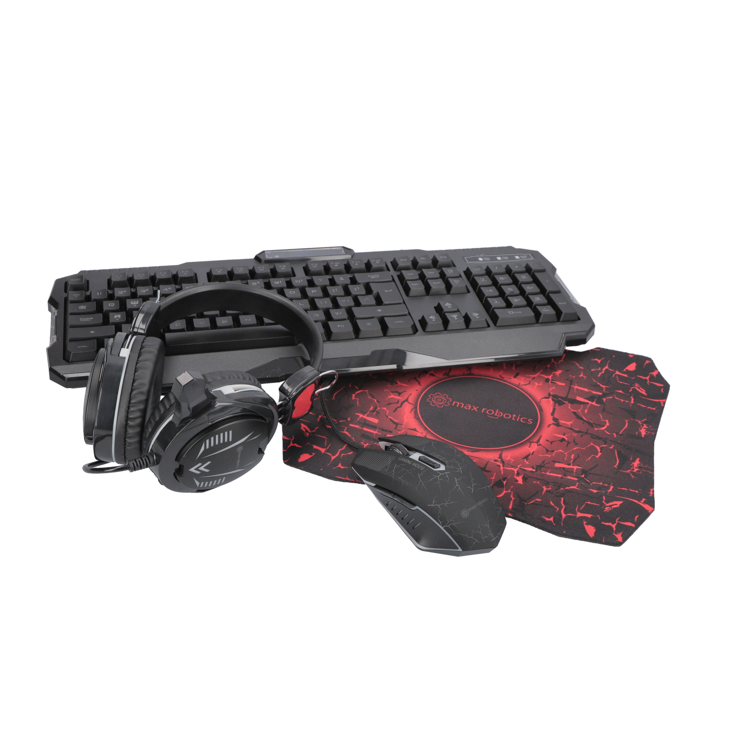 Игровой геймерский комплект Max Robotics RGB 4 в 1 клавиатура, мышь, наушники с микрофоном, коврик.
Игровой геймерский комплект Max Robotics RGB 4 в 1 клавиатура, мышь, наушники с микрофоном, коврик.