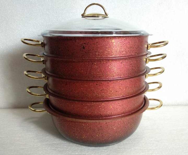 Мантоварка-пароварка с антипригарным покрытием O. M. S. Collection 6091 C-28 см, 5,8 л. (OMS 6091С-28-5,8л-Red)
Мантоварка-пароварка с антипригарным покрытием O. M. S. Collection 6091 C-28 см, 5,8 л. (OMS 6091С-28-5,8л-Red)