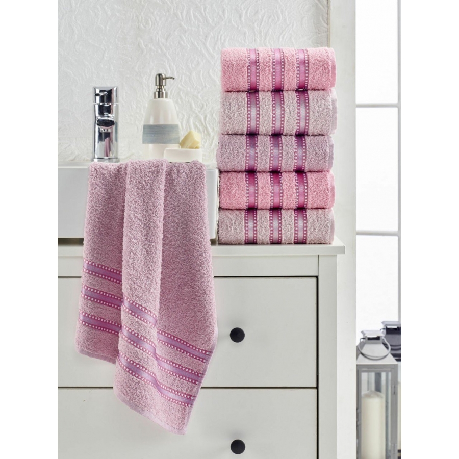 Комплект современных полотенец Vorteks Eponj Home 50х85 Пудровый
Комплект современных полотенец Vorteks Eponj Home 50х85 Пудровый