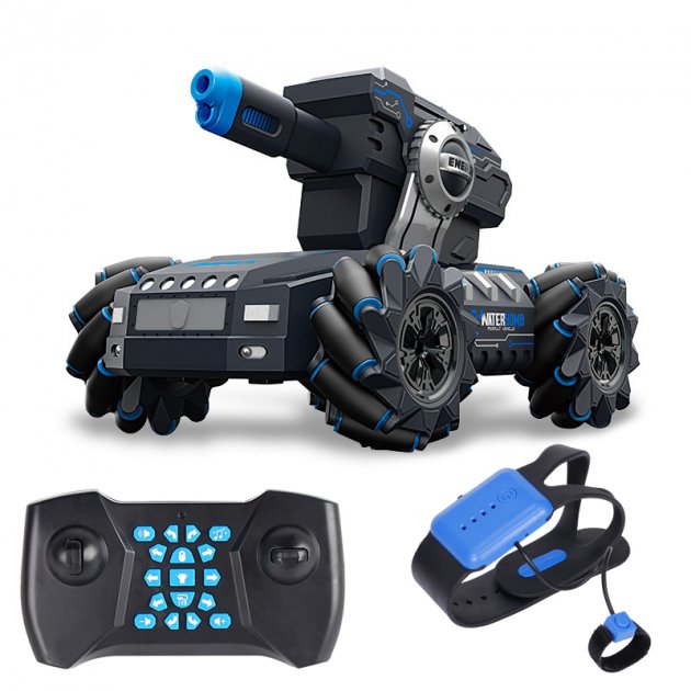 Танк на радиоуправлении стреляющий водяными пулями Mech Chariot RQ2086 с управлением жестами, 360°, звуковые эффекты
Танк на радиоуправлении стреляющий водяными пулями Mech Chariot RQ2086 с управлением жестами, 360°, звуковые эффекты