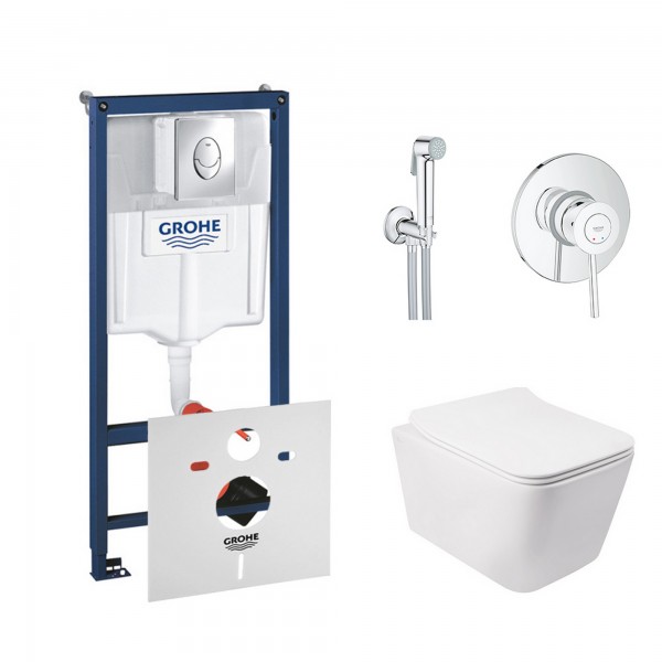Комплект инсталляция Grohe Rapid SL 38721001 + унитаз с сиденьем Qtap Crow QT05335170W + набор для гигиенического душа со смесителем Grohe BauClassic 2904800S
Комплект инсталляция Grohe Rapid SL 38721001 + унитаз с сиденьем Qtap Crow QT05335170W + набор для гигиенического душа со смесителем Grohe BauClassic 2904800S