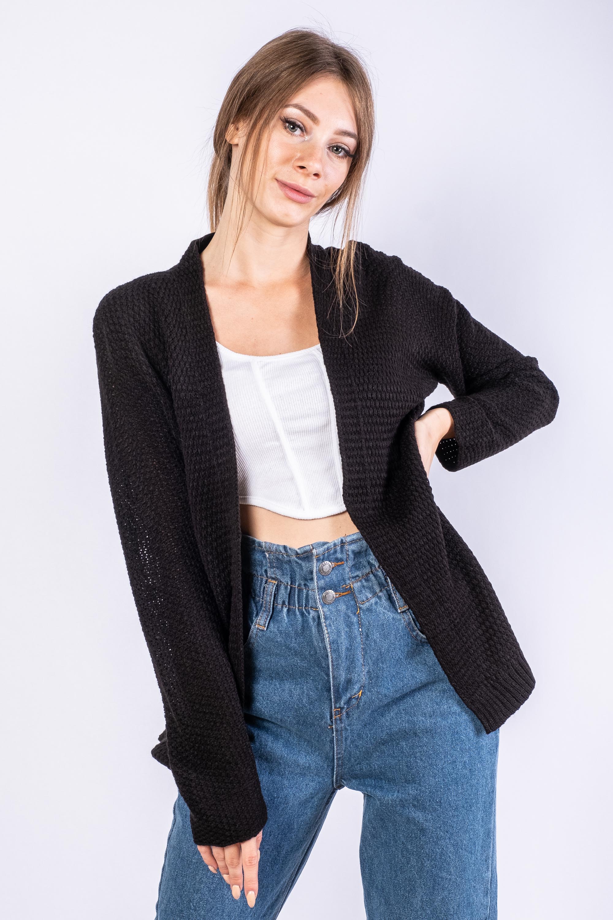 Кардиган женский Time of Style 647F005 Черный, Кардиган женский Time of Style 647F005 One size Черный
Кардиган женский Time of Style 647F005 Черный, Кардиган женский Time of Style 647F005 One size Черный