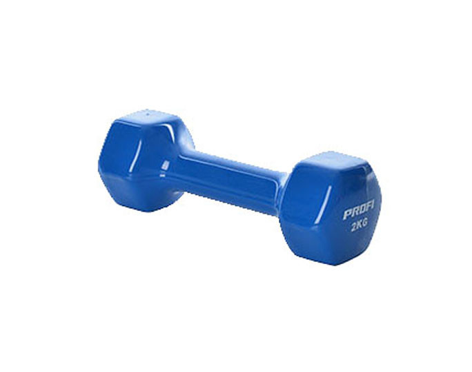 Гантель с виниловым покрытием M 0290, 2кг (Синий) 
Гантель с виниловым покрытием M 0290, 2кг (Синий)