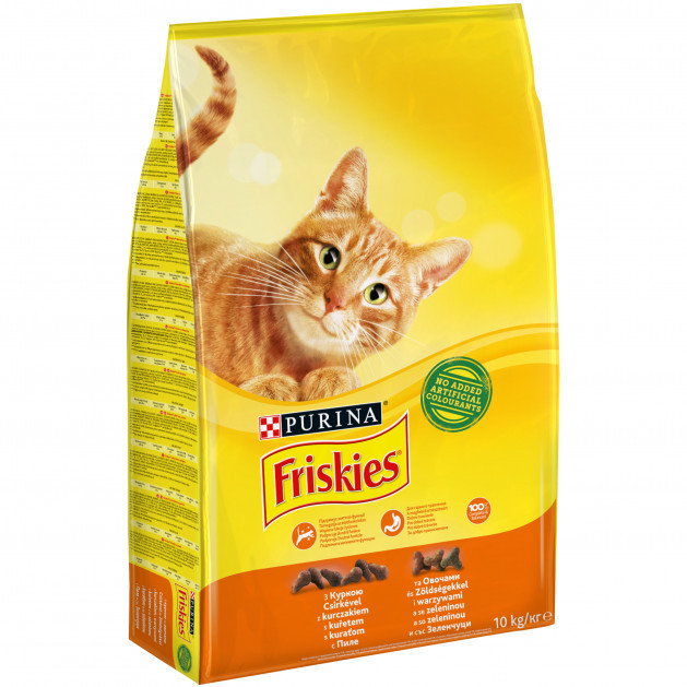Сухой корм для кошек Purina Friskies Adult с курицей и овощами 10 кг (5997204505101)
Сухой корм для кошек Purina Friskies Adult с курицей и овощами 10 кг (5997204505101)