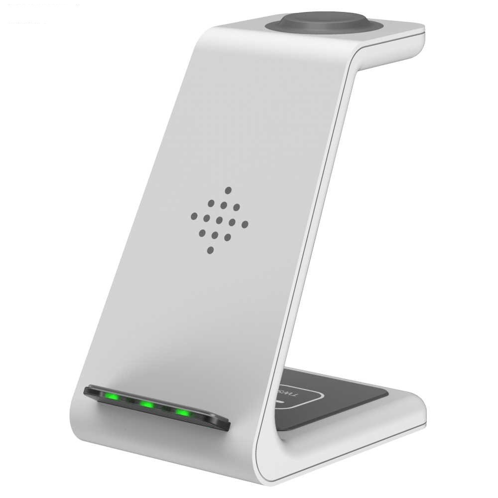 Беспроводное зарядное устройство 3 в 1 AirPower Wireless Charger T3 для iPhone/iWatch/AirPods 15W Белое
Беспроводное зарядное устройство 3 в 1 AirPower Wireless Charger T3 для iPhone/iWatch/AirPods 15W Белое