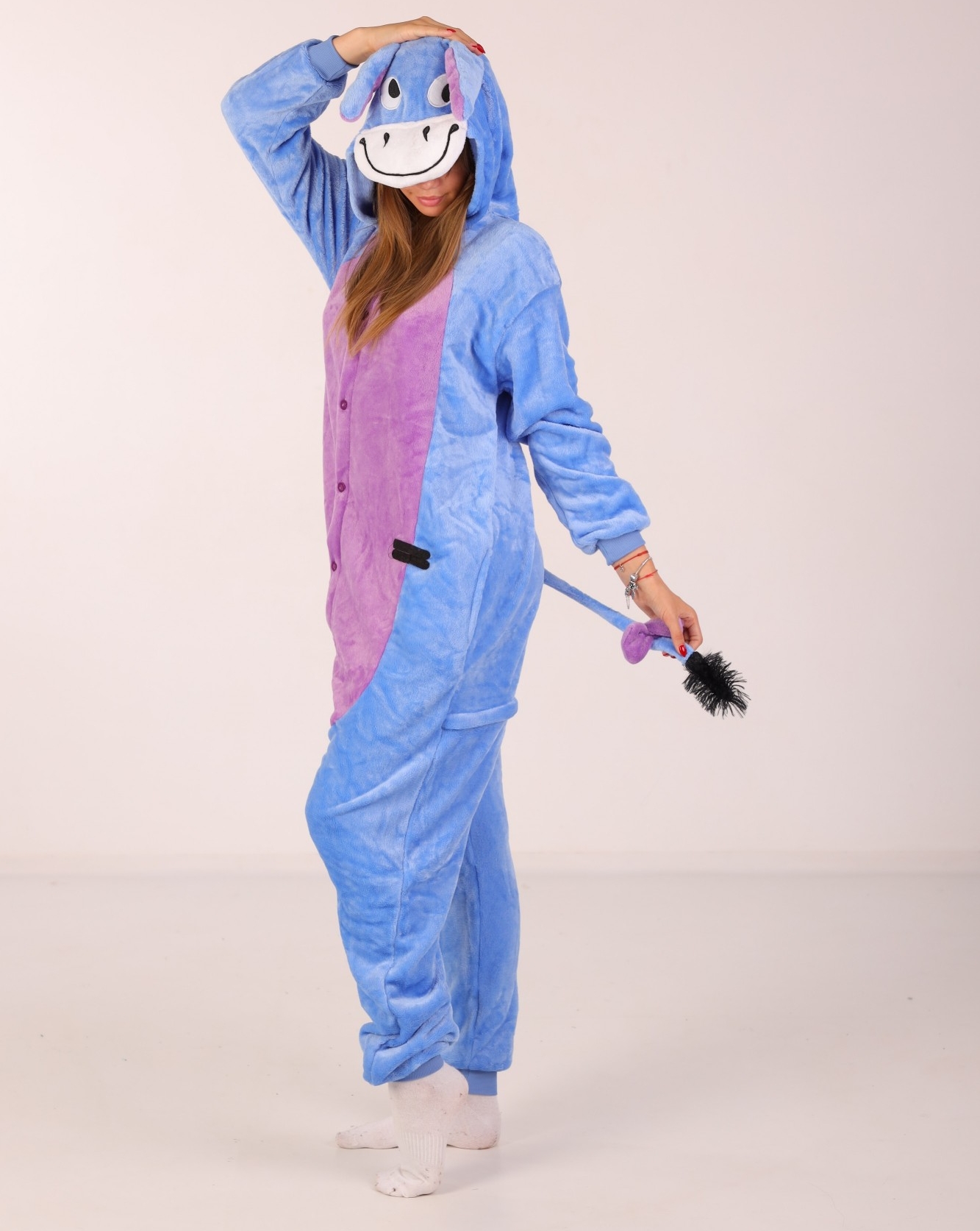 Пижама Кигуруми Kigurumi Ослик Для Детей И Подростков Синий 165-175 см. (1050/1)
Пижама Кигуруми Kigurumi Ослик Для Детей И Подростков Синий 165-175 см. (1050/1)