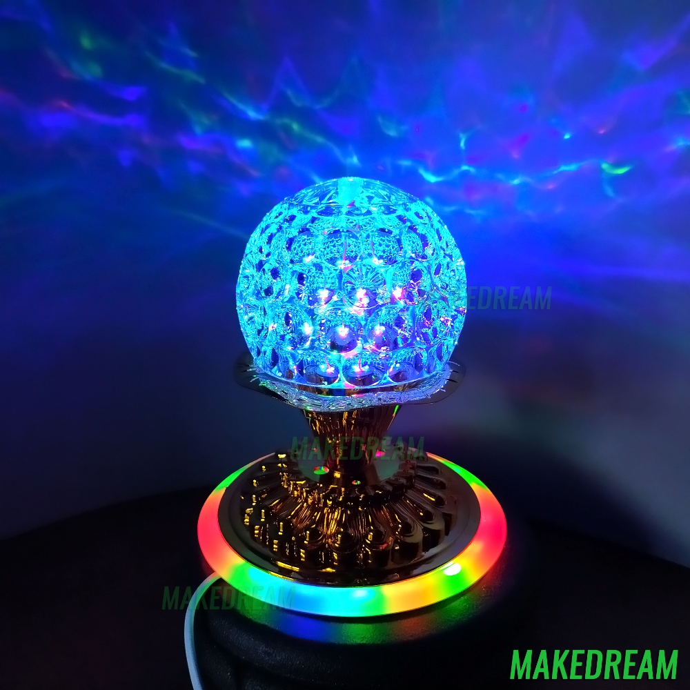 Проектор светодиодный ночник Water Dance Ball LED вращающийся с эффектом проекций волн на RGB подставке (A28)
Проектор светодиодный ночник Water Dance Ball LED вращающийся с эффектом проекций волн на RGB подставке (A28)