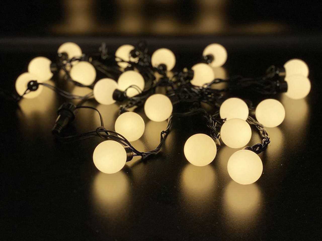 Гирлянда светодиодная LED новогодняя "Шарики Мелкие" 180 led 11 метров Теплый Белый
Гирлянда светодиодная LED новогодняя "Шарики Мелкие" 180 led 11 метров Теплый Белый