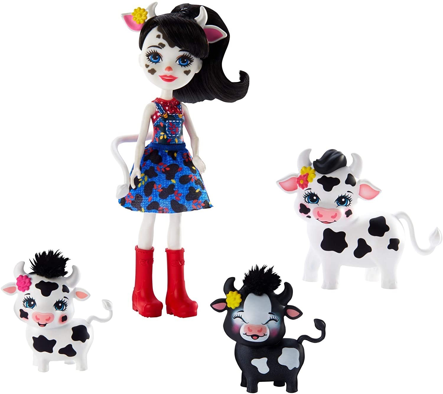 Игровой набор Mattel Энчантималс Коровка Кембри с Рикотта и питомцами Enchantimals Cambrie Cow Doll with Ricotta (GJX44)
Игровой набор Mattel Энчантималс Коровка Кембри с Рикотта и питомцами Enchantimals Cambrie Cow Doll with Ricotta (GJX44)
