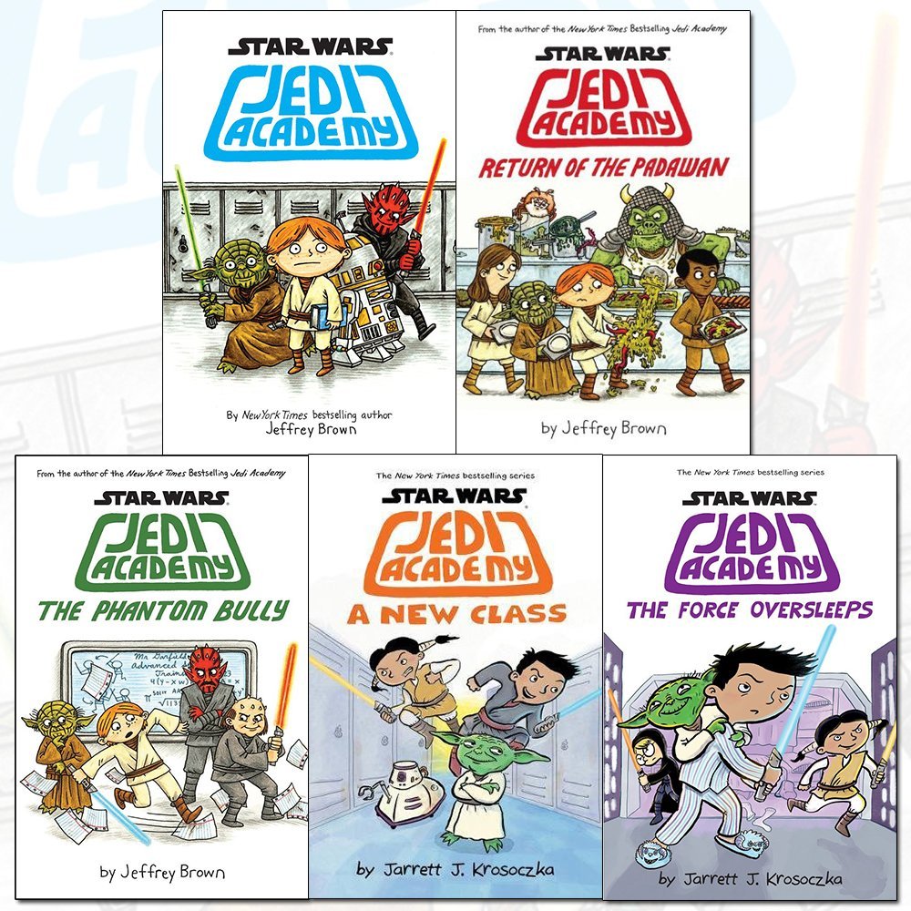 Книга на английском языке Star Wars Jedi Academy 5 Books Collection Set от автора Jeff Brown и издательства Scholastic из Великобритании
Книга на английском языке Star Wars Jedi Academy 5 Books Collection Set от автора Jeff Brown и издательства Scholastic из Великобритании