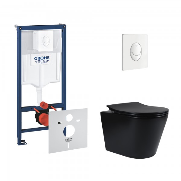 Набор инсталляция 4 в 1 Grohe Rapid SL 38722001 + унитаз с сиденьем Qtap Scorpio QT1433053ERMB
Набор инсталляция 4 в 1 Grohe Rapid SL 38722001 + унитаз с сиденьем Qtap Scorpio QT1433053ERMB