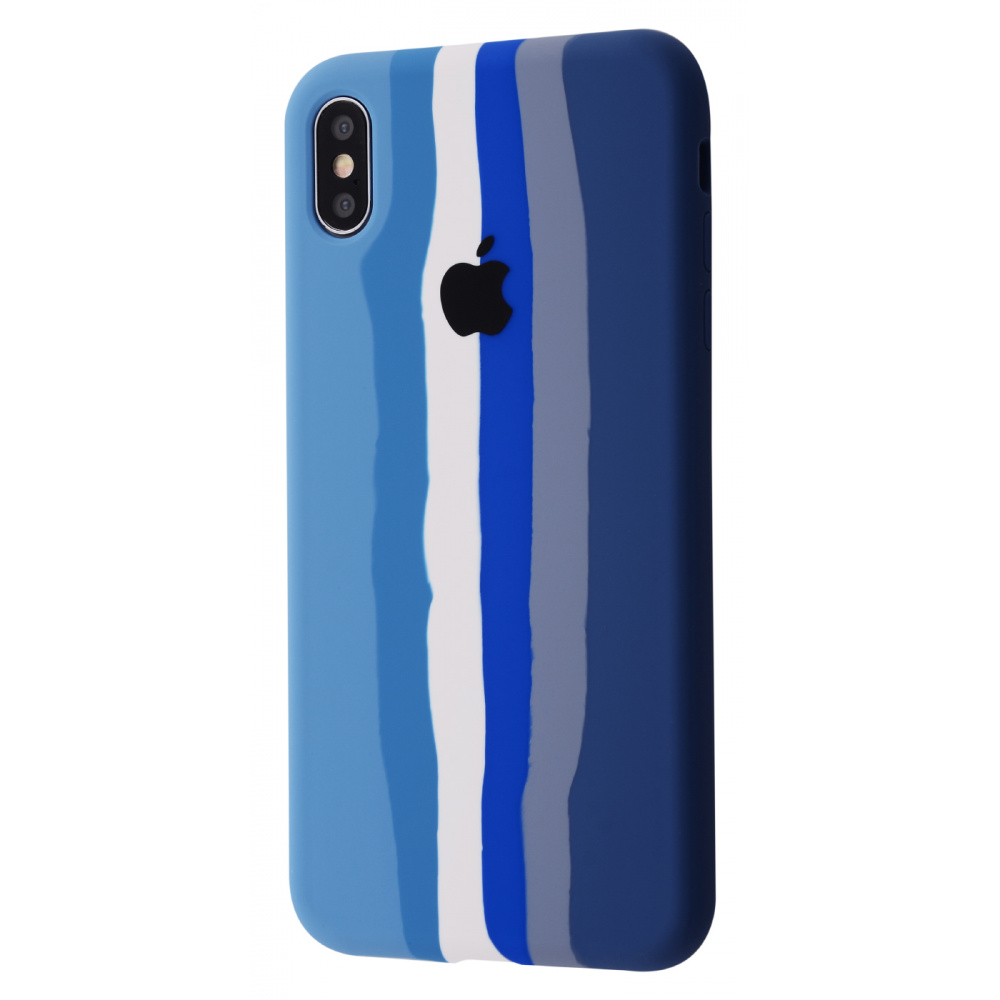 Чехол с мягкой подкладкой PRC Rainbow Silicone Case iPhone Xs Max blue/dark blue Голубой Синий
Чехол с мягкой подкладкой PRC Rainbow Silicone Case iPhone Xs Max blue/dark blue Голубой Синий