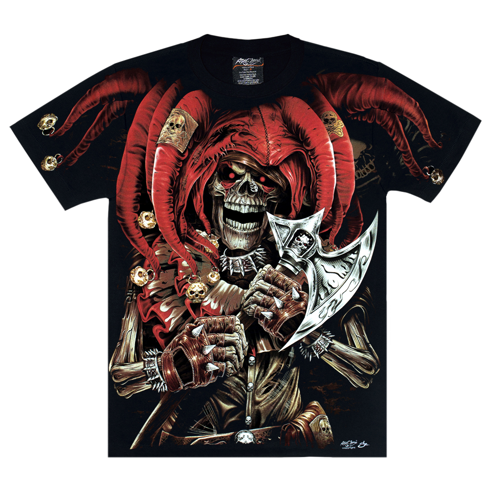 Футболка Rock Chang Jester With Axe (светится в темноте) Черный, Размер, Футболка Rock Chang Jester With Axe (светится в темноте) Черный, Размер M
Футболка Rock Chang Jester With Axe (светится в темноте) Черный, Размер, Футболка Rock Chang Jester With Axe (светится в темноте) Черный, Размер M