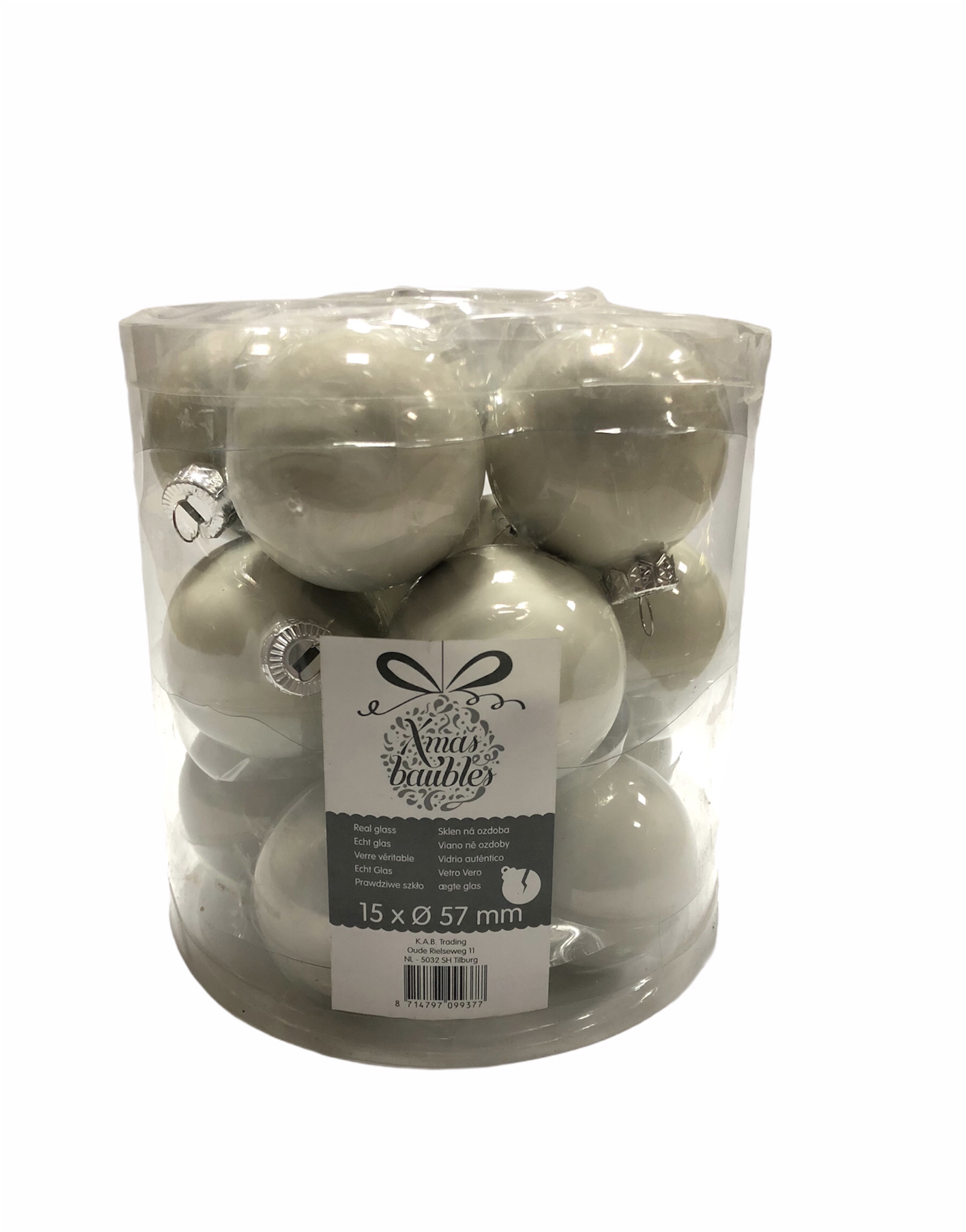 Набор новогодних елочных игрушек Xmas baubles 15 шт. Xmas baubles белый N2-10052
Набор новогодних елочных игрушек Xmas baubles 15 шт. Xmas baubles белый N2-10052