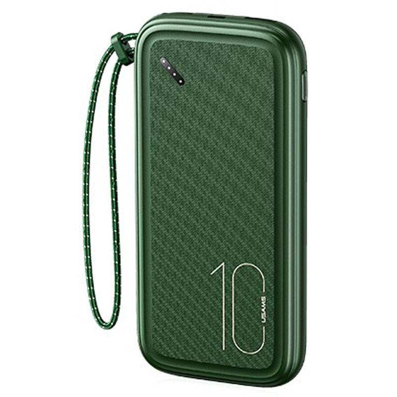 Портативное зарядное устройство Power bank Usams US-CD150 PB56 with Lanyard 10000mAh Темно-зеленый
Портативное зарядное устройство Power bank Usams US-CD150 PB56 with Lanyard 10000mAh Темно-зеленый