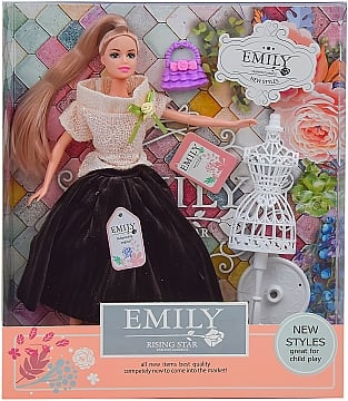 Кукла "Emily",QJ077C/QJ077D с аксессуарами, с темной юбкой - Shantou (20-1036927)
Кукла "Emily",QJ077C/QJ077D с аксессуарами, с темной юбкой - Shantou (20-1036927)