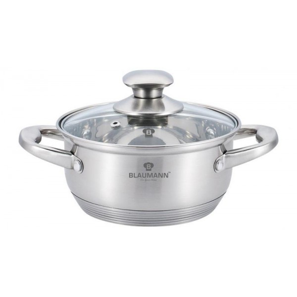 Кастрюля Blaumann Gourmet 2.75л Ø22х8см из нержавеющей стали со стеклянной крышкой
Кастрюля Blaumann Gourmet 2.75л Ø22х8см из нержавеющей стали со стеклянной крышкой
