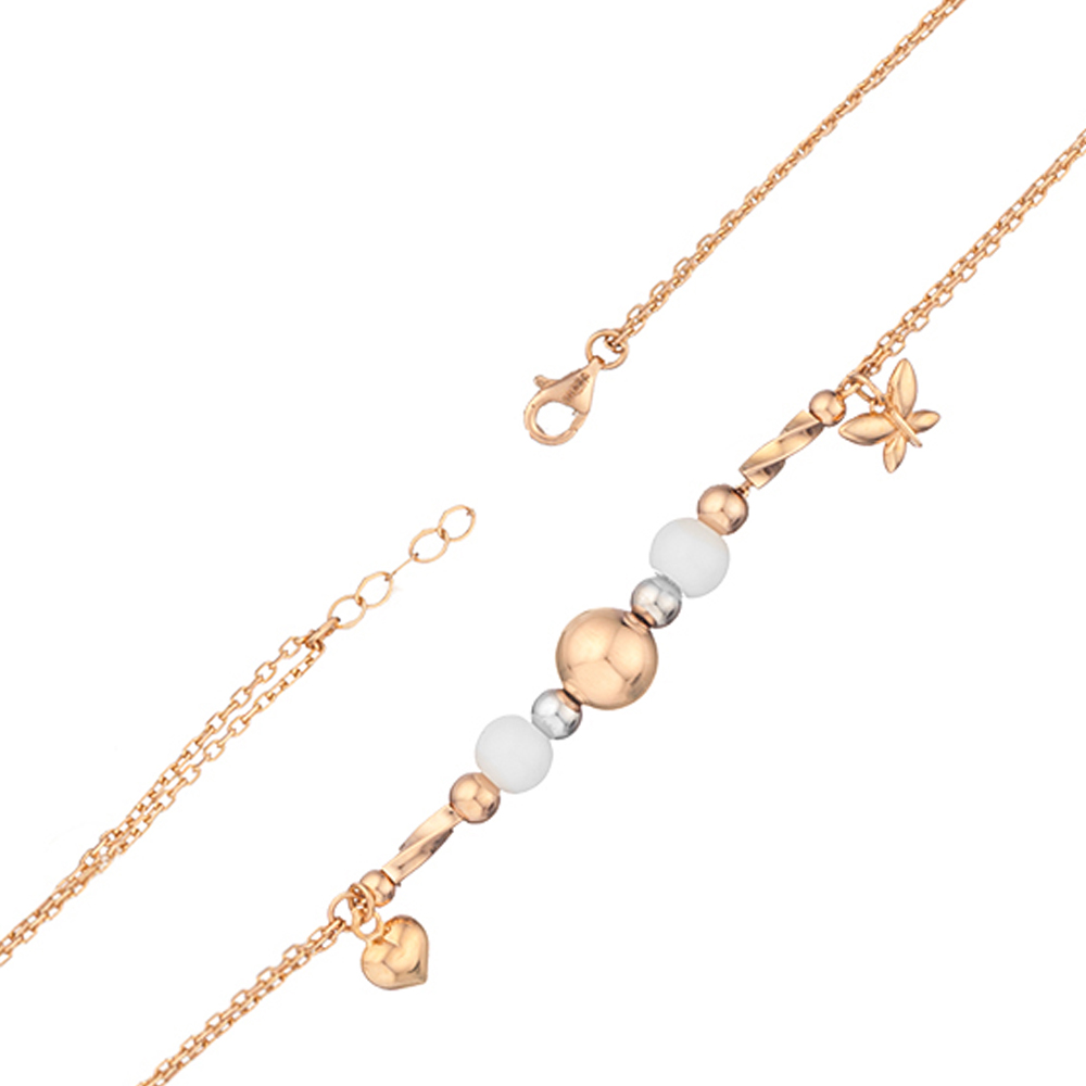 Браслет Леона в красном и белом золоте 000062714 17 размера
Браслет Леона в красном и белом золоте 000062714 17 размера