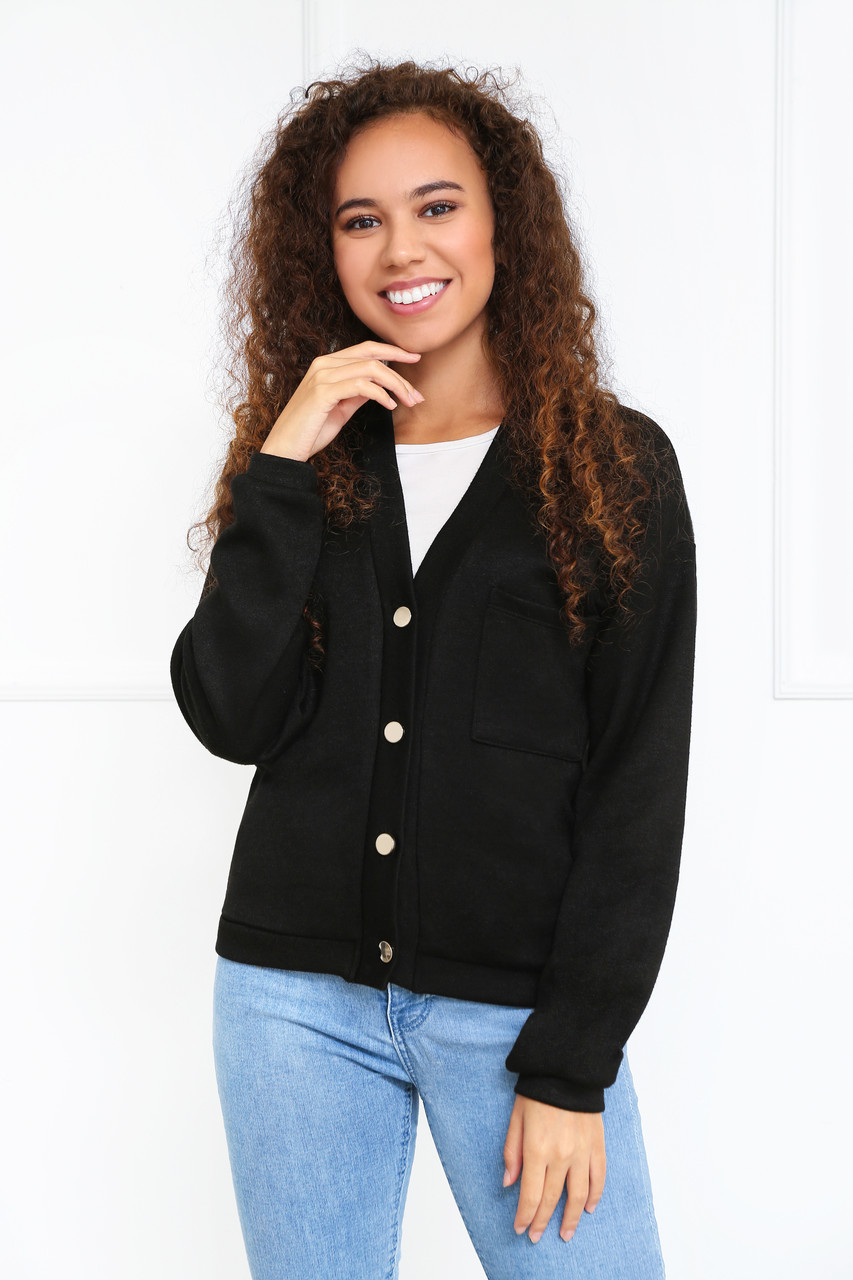 Трикотажная кофточка кардиган Fashion Girl "Fresco" - черный, Трикотажная кофточка кардиган Fashion Girl "Fresco" 42-44 черный
Трикотажная кофточка кардиган Fashion Girl "Fresco" - черный, Трикотажная кофточка кардиган Fashion Girl "Fresco" 42-44 черный