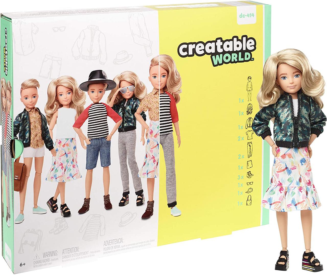 Кукла Создаваемый мир Светлые волнистые волосы Creatable World Deluxe Character Kit Customizable
Кукла Создаваемый мир Светлые волнистые волосы Creatable World Deluxe Character Kit Customizable