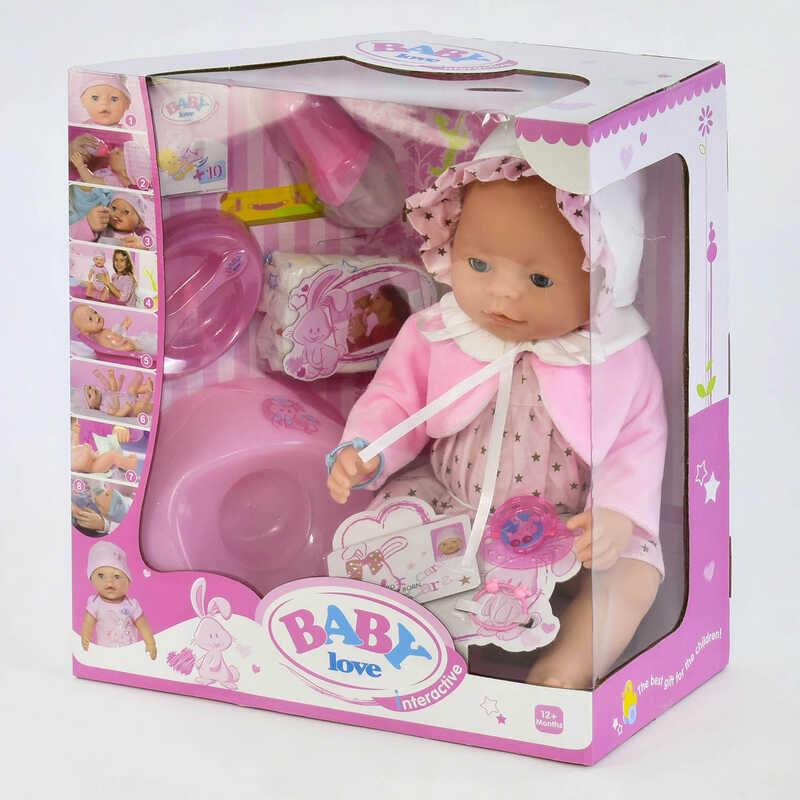 Кукла пупс функциональная функциональный Baby Love 023 F8 функций, с аксессуарами
Кукла пупс функциональная функциональный Baby Love 023 F8 функций, с аксессуарами