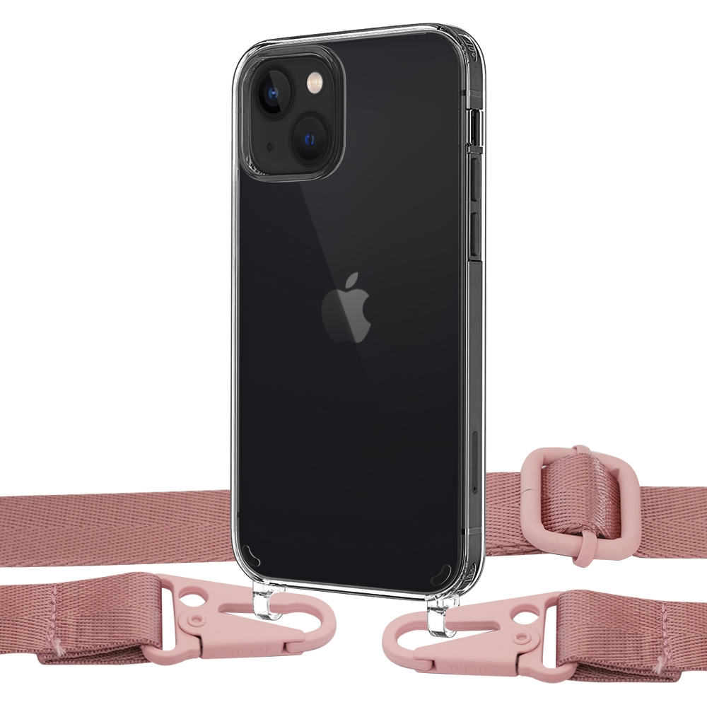 Чехол Upex Crossbody Protection Case для iPhone 13 Crystal with Harness Rose Gold
Чехол Upex Crossbody Protection Case для iPhone 13 Crystal with Harness Rose Gold
