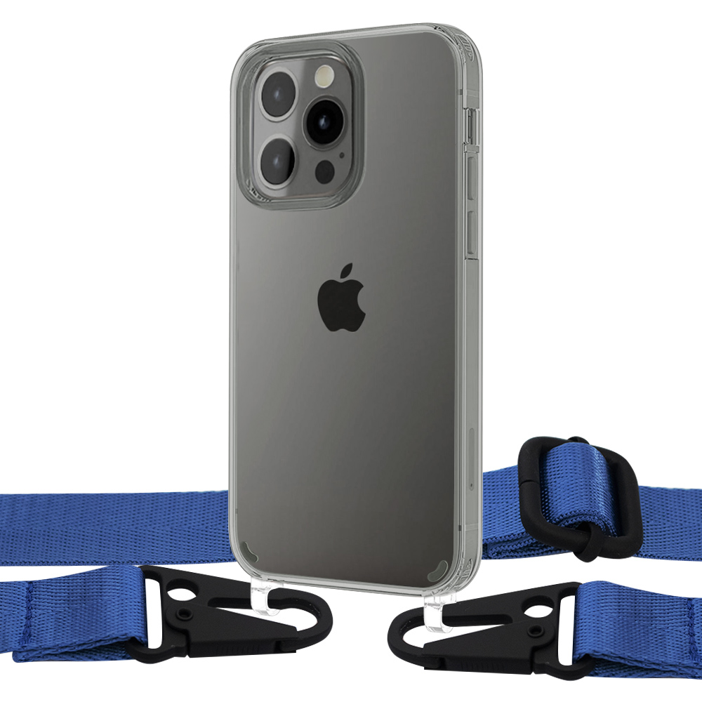 Чехол Upex Crossbody Protection Case для iPhone 13 Pro Crystal with Harness Capri Blue
Чехол Upex Crossbody Protection Case для iPhone 13 Pro Crystal with Harness Capri Blue