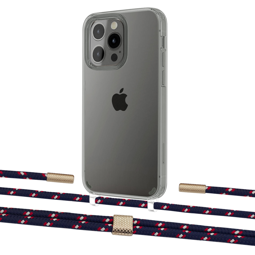 Чехол Upex Crossbody Protection Case для iPhone 13 Pro Max Crystal with Twine Blue Marine and Fausset Gold
Чехол Upex Crossbody Protection Case для iPhone 13 Pro Max Crystal with Twine Blue Marine and Fausset Gold