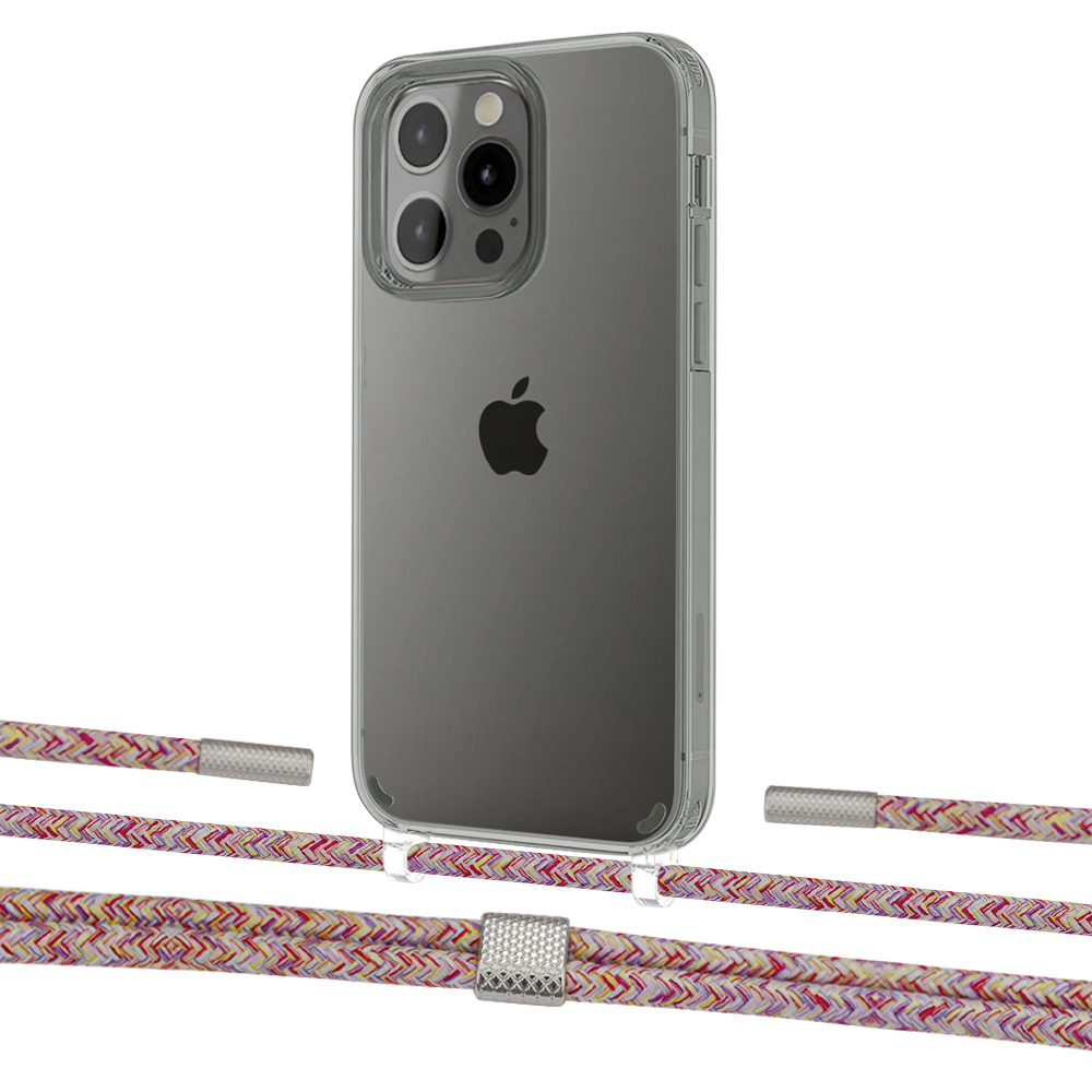 Чехол Upex Crossbody Protection Case для iPhone 13 Pro Crystal with Twine Mulberry and Fausset Silver
Чехол Upex Crossbody Protection Case для iPhone 13 Pro Crystal with Twine Mulberry and Fausset Silver