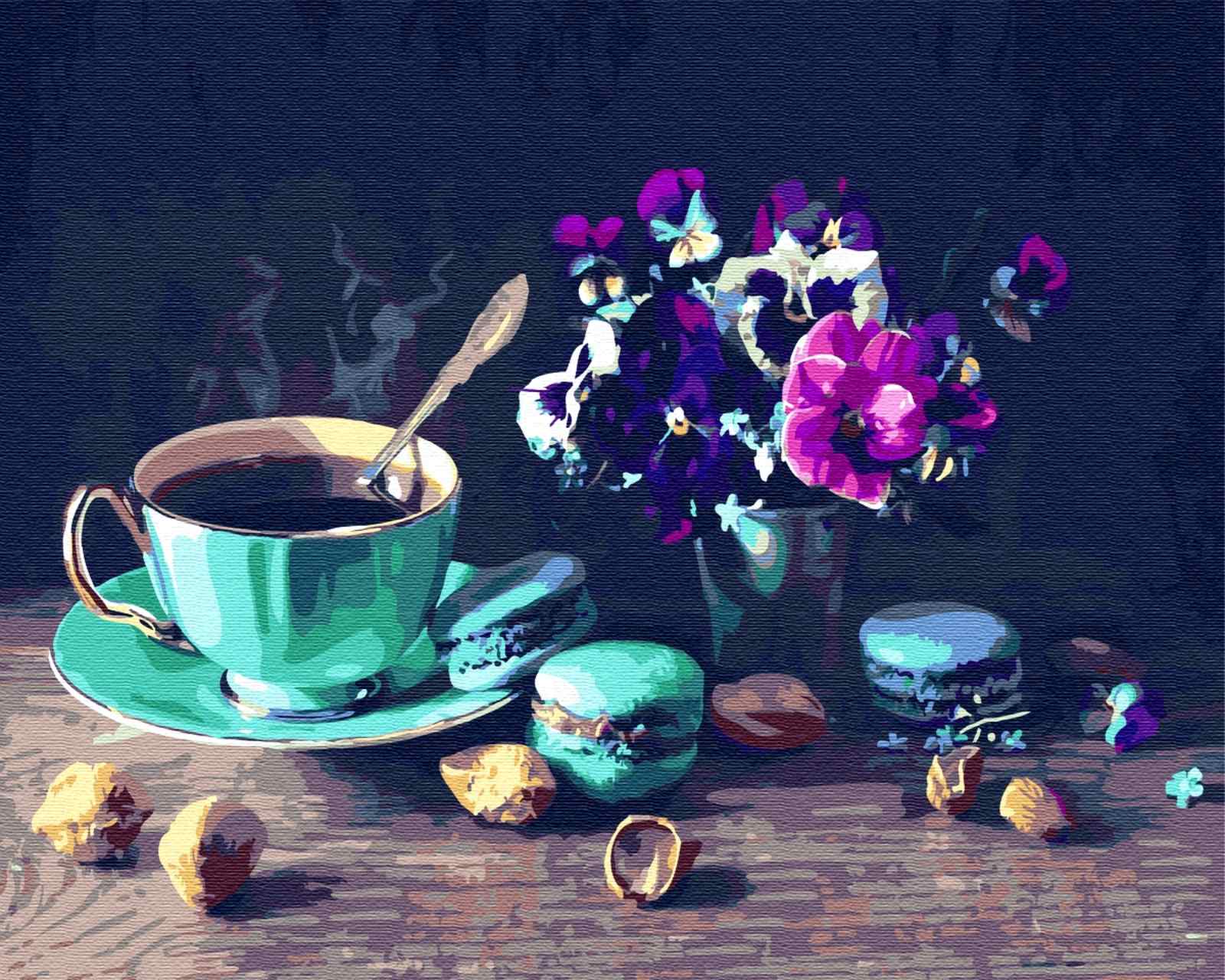 Картина по номерам раскраска подарок "Цветы. Макаруны. Кофе любимой" Mono Art 40*50 см
Картина по номерам раскраска подарок "Цветы. Макаруны. Кофе любимой" Mono Art 40*50 см