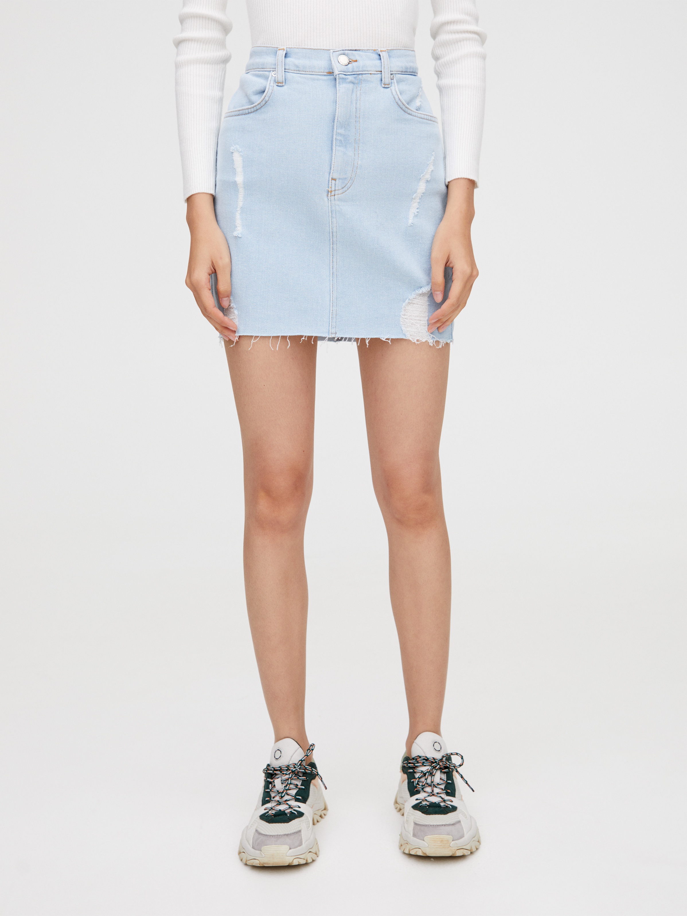 Юбка джинсовая Pull & Bear 9395/200/406 Голубая джинс, Юбка джинсовая Pull & Bear 9395/200/406 XL Голубая джинс
Юбка джинсовая Pull & Bear 9395/200/406 Голубая джинс, Юбка джинсовая Pull & Bear 9395/200/406 XL Голубая джинс