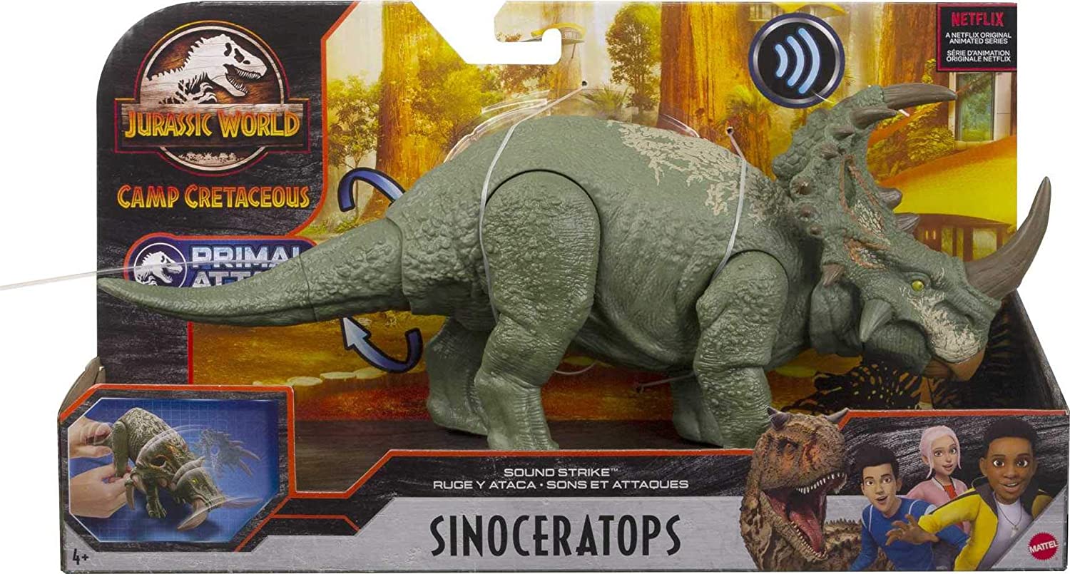 Динозавр Синоцератор Мир Юрского Периода Jurassic World Sinocerators Mattel HBX34
Динозавр Синоцератор Мир Юрского Периода Jurassic World Sinocerators Mattel HBX34