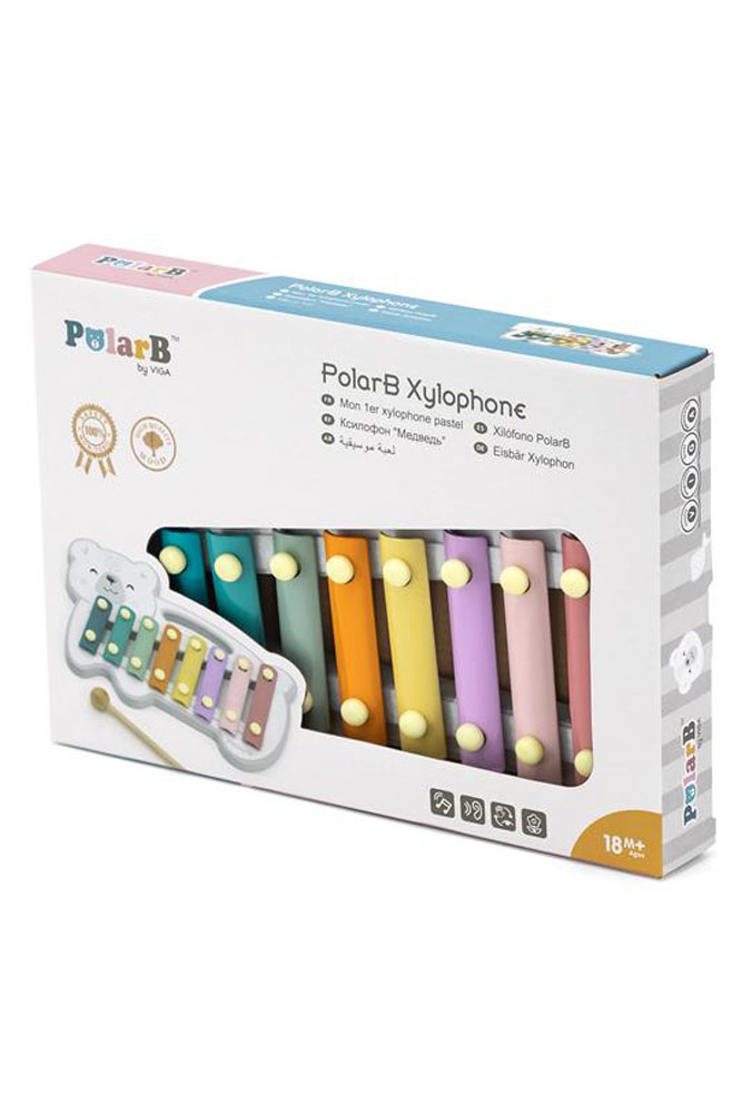 Музична іграшка "PolarB Ксилофон-ведмедик" Viga Toys різнокольоровий (44026)
Музична іграшка "PolarB Ксилофон-ведмедик" Viga Toys різнокольоровий (44026)