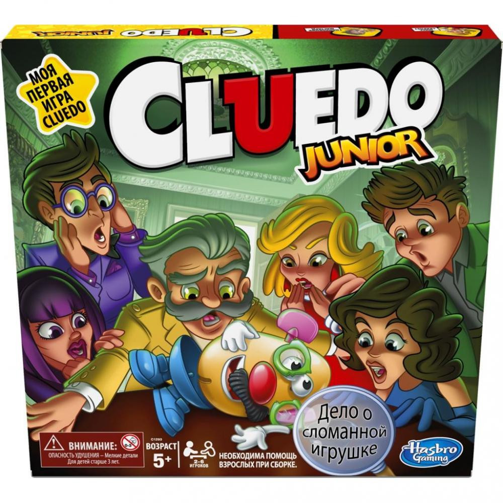 Настольная детективная игра Hasbro Клуэдо Джуниор Дело о сломанной игрушке (C1293)
Настольная детективная игра Hasbro Клуэдо Джуниор Дело о сломанной игрушке (C1293)