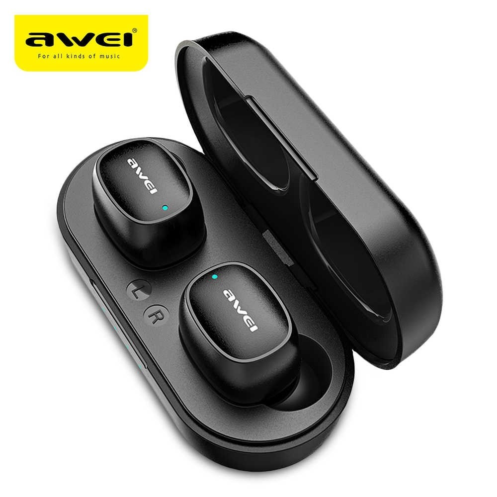 Беспроводные вакуумные наушники с кейсом влагозащищённые 2 режима Bluetooth Earphones AWEI T13 TWS - 6808 Black
Беспроводные вакуумные наушники с кейсом влагозащищённые 2 режима Bluetooth Earphones AWEI T13 TWS - 6808 Black